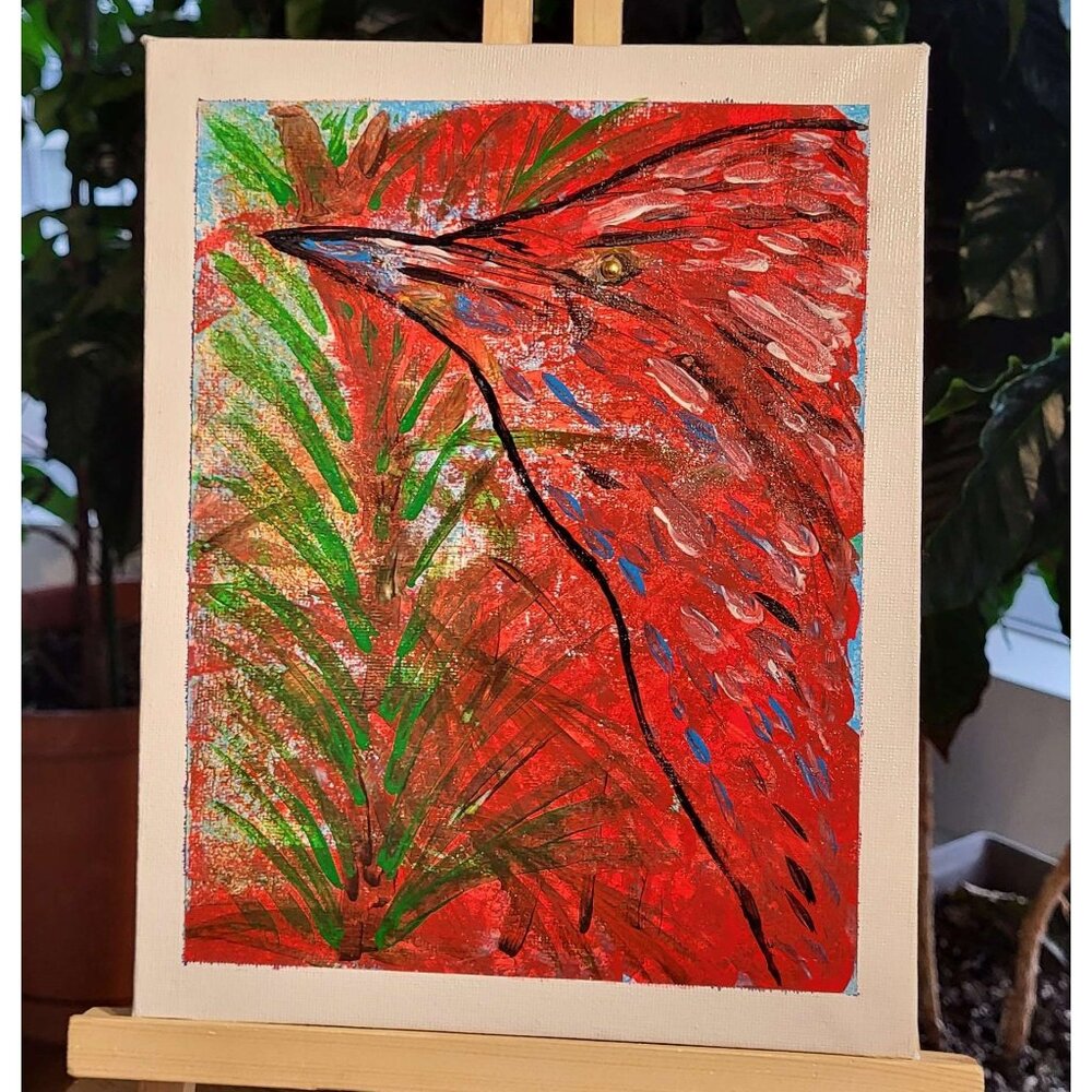 NATUR-18 Custom Flower Red Beard in Nature  Signed By "CANNOOVA"
